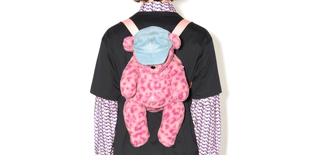 Acne Studios Drops Fluffy Teddy Bear Backpack Bag | Hypebeast