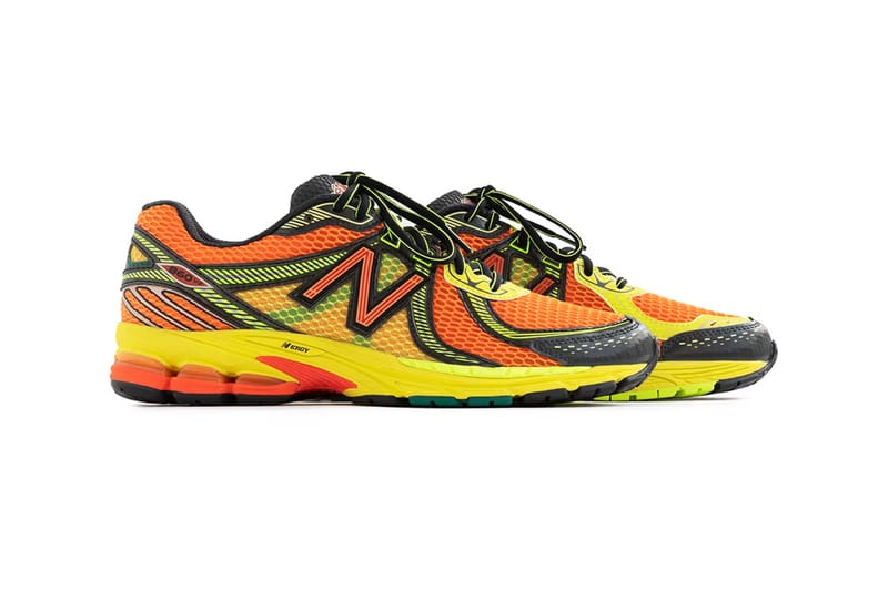 Neon orange store new balance