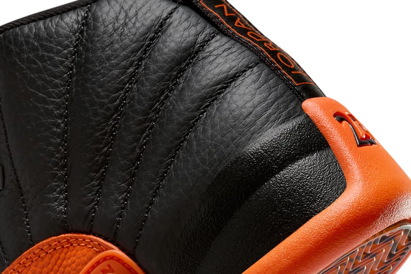 Jordan 12 shop orange and gray