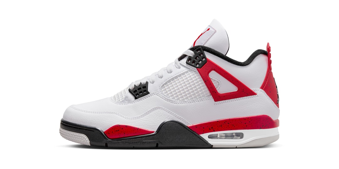 Официальный взгляд на Air Jordan 4 «Red Cement»