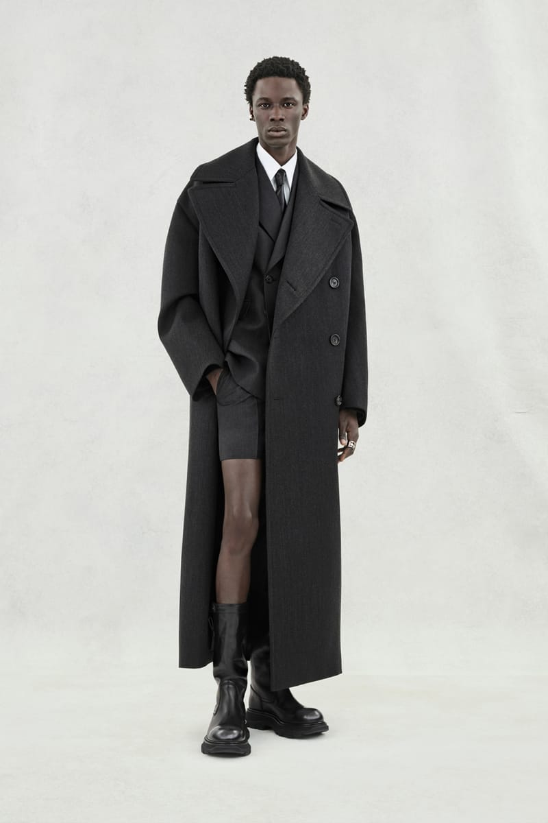 Alexander mcqueen 2024 trench coat mens