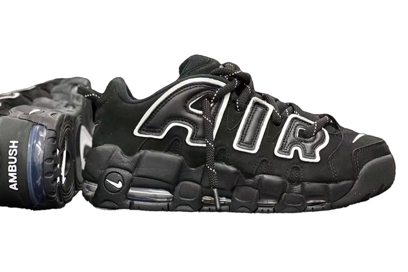 AMBUSH Nike Air More Uptempo Low Black FB1299-001 Info | Hypebeast