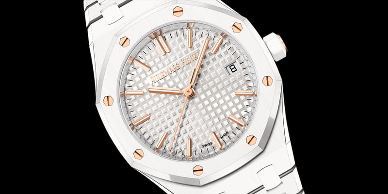 Audemars Piguet 34mm White Ceramic Royal Oak | Hypebeast