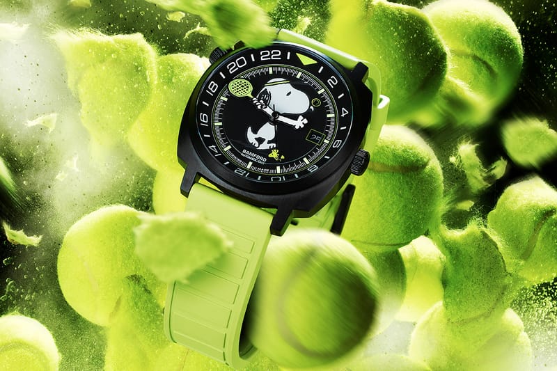 Bamford x King Nerd Tennis Snoopy GMT Info Hypebeast