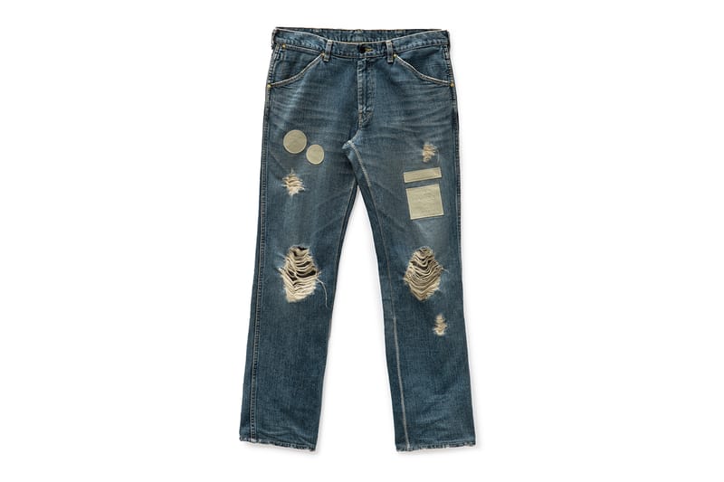 Supreme ripped hot sale jeans