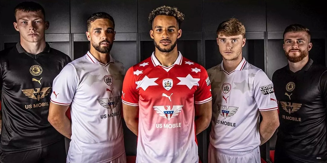 KidSuper и Barnsley FC объединяются для неожиданного сотрудничества в области футболки