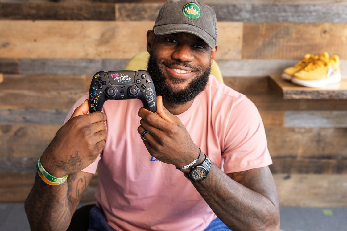 Labron Using A Computer LeBron James PlayStation 5 Collaboration Release Date | Hypebeast