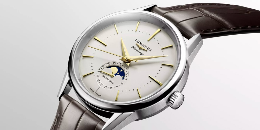 Longines обновляет свои флагманские часы Heritage с указателями фазы Луны