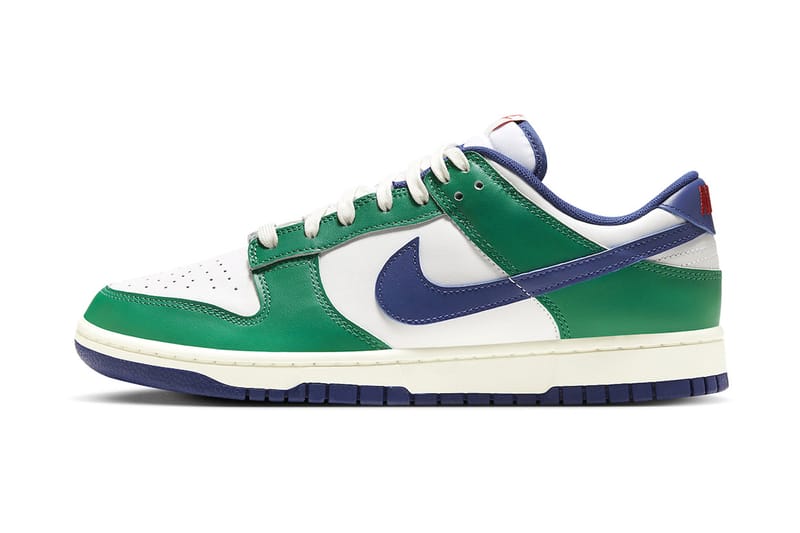 Nike Dunk Low Varsity Team Gorge Green Release | Hypebeast