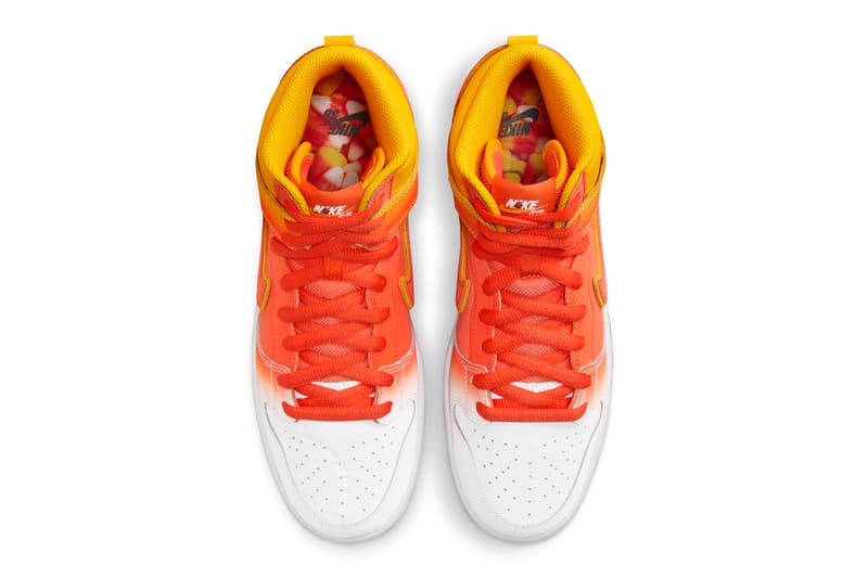 Nike sb dunk mid cheap homme orange