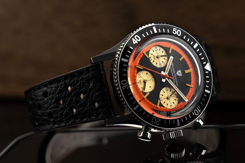 Nivada Grenchen Chronoking “Paul Newman” Orange | Hypebeast