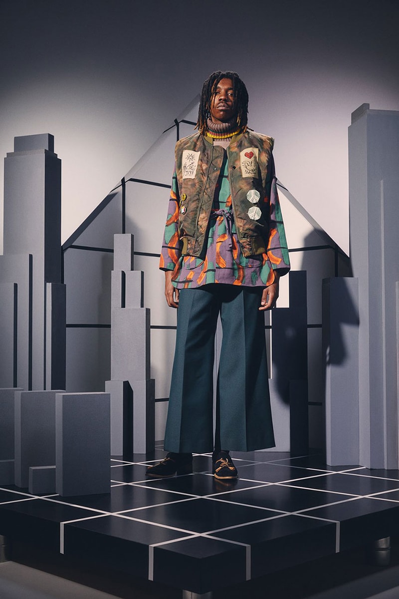 Sasquatchfabrix. Paint Vintage Hoodie (2019AW)