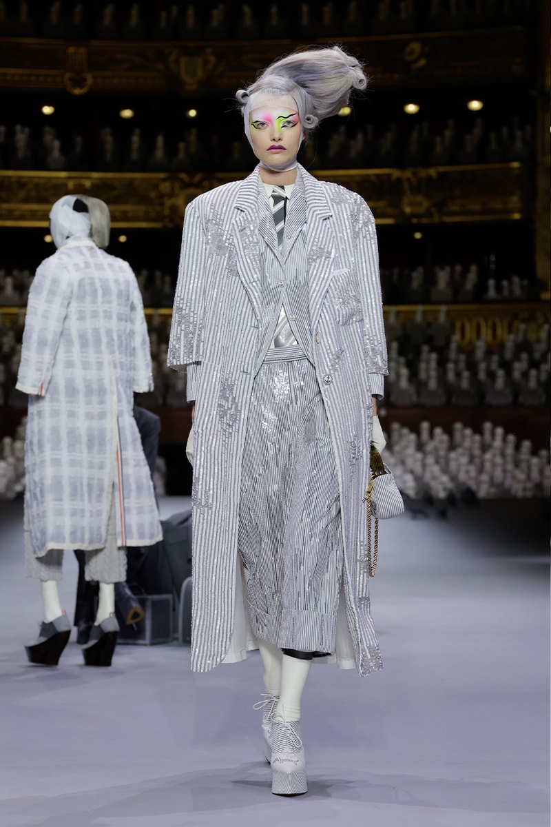 Thom Browne FW23 Haute Couture Grey Palette Theatrics | Hypebeast