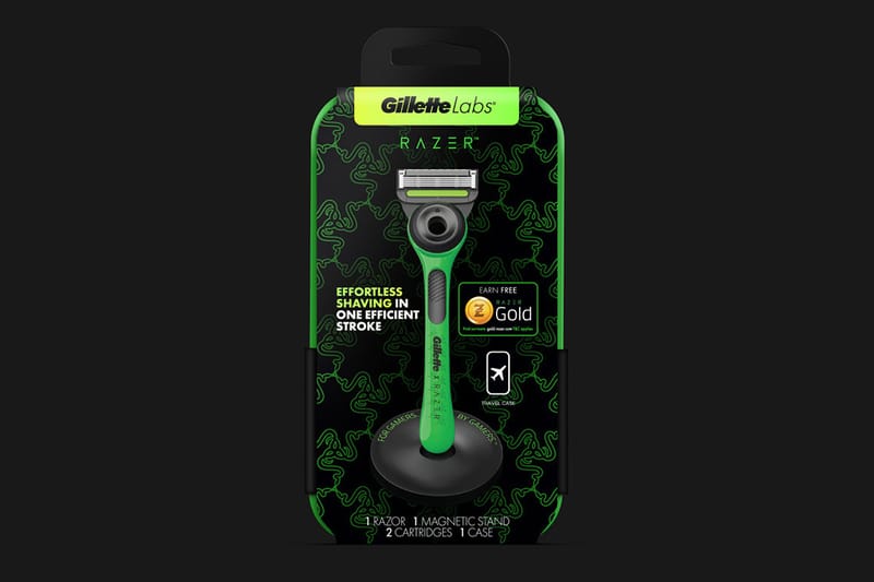 脱毛・除毛 GilletteLabs Razer Limited Edition RAZER + Gillette Labs Exfoliating Bar Razor + 1 Razor Blade