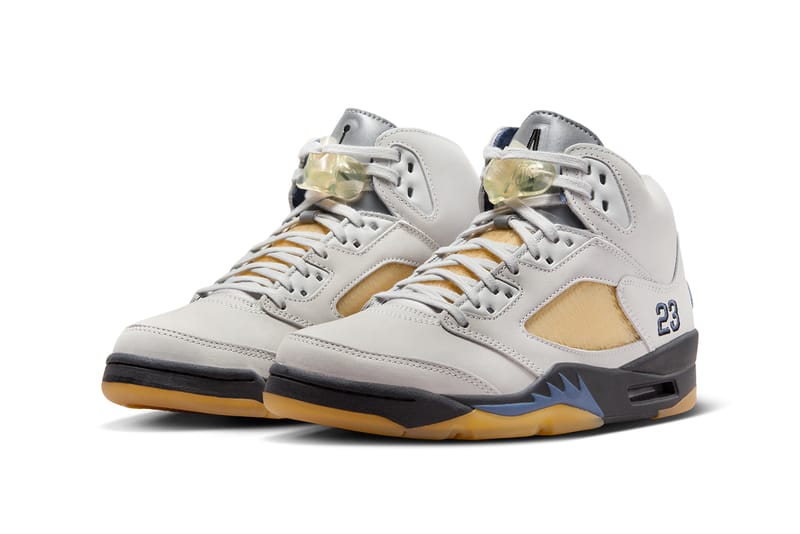 Jordan 5s cheap blue and gold