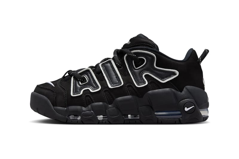 Uptempo black cheap and white