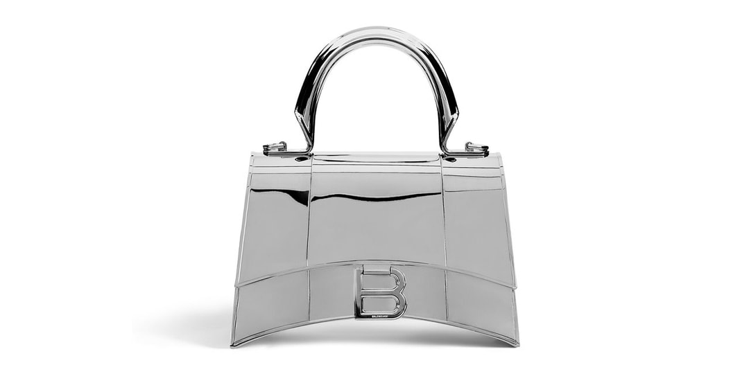 Balenciaga выпускает металлические сумки Hourglass XS