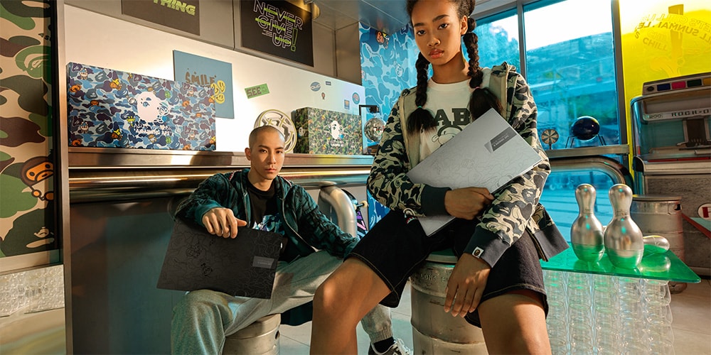 BAPE® x ASUS Drops 30th Anniversary Laptop | Hypebeast