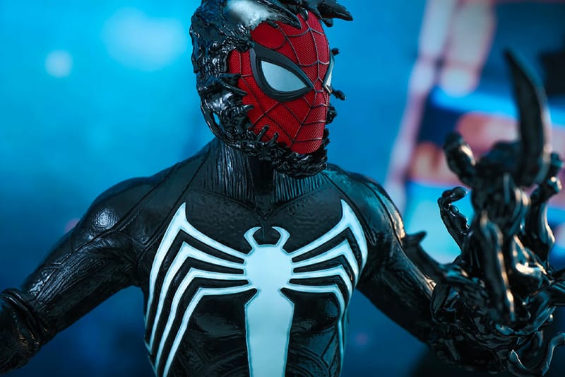 Black spiderman action store figure toy