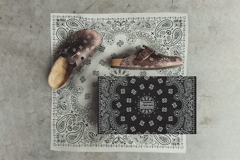 Bravest Studios London Mule Mocha Paisley | Hypebeast