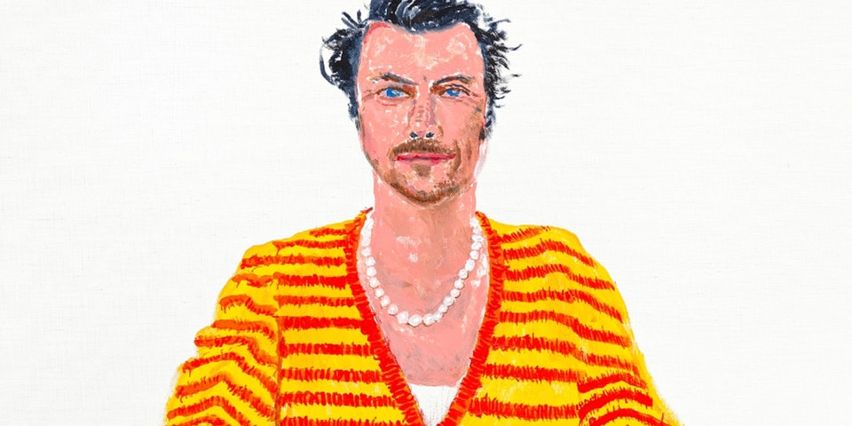 David Hockney Portrait Painting Harry Styles Art | Hypebeast