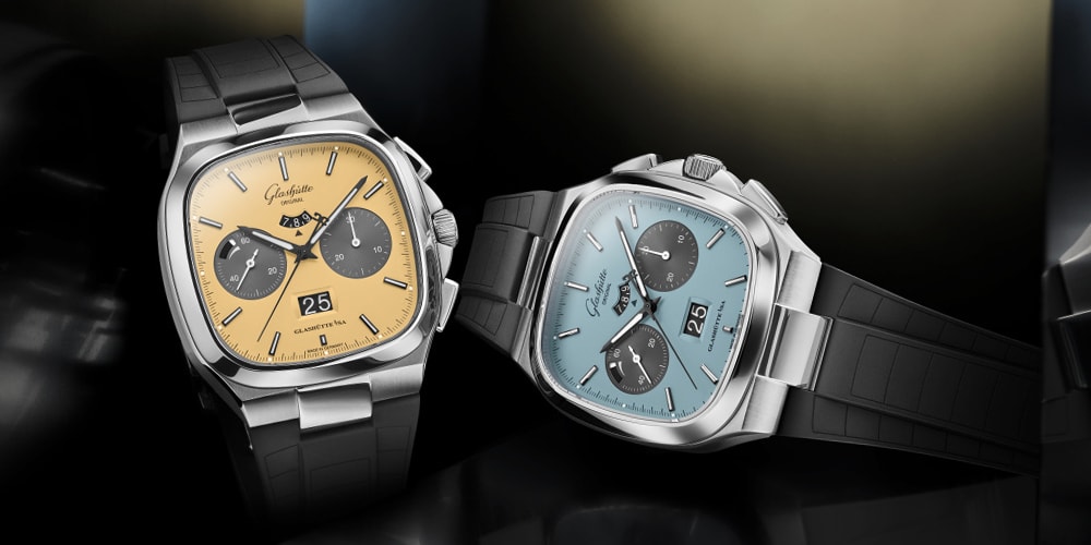 Glashütte Original выпускает хронограф Seventies Panorama Date в двух летних оттенках