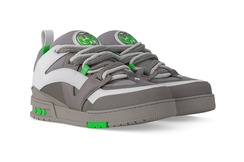 Louis Vuitton Skate Sneaker Grey Green Release Info Hypebeast