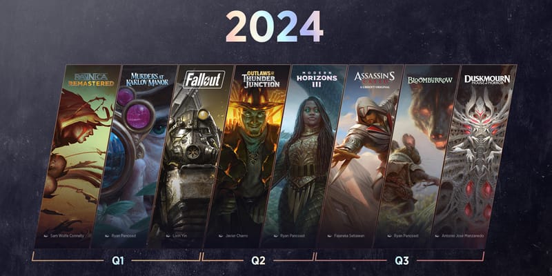 Magic The Gathering 2024 Set Teaser Collab Info Hypebeast   Magic The Gathering Reveals 2024 Sets Tw 