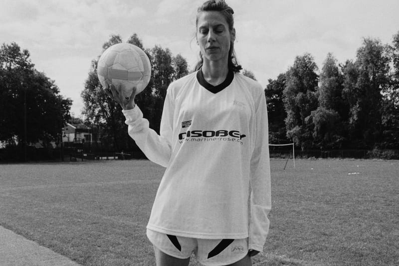 確実本物！新作25ss martine rose football XS Buy Supreme x Martine Rose Football Jersey 'Black