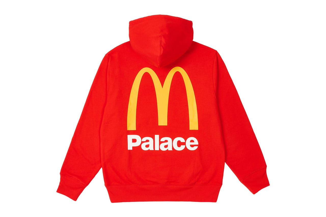 palace McDonald's HOODIE WHITE Large