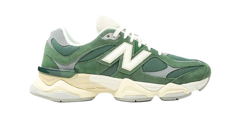 New Balance 9060 Green Suede Release Info Hypebeast