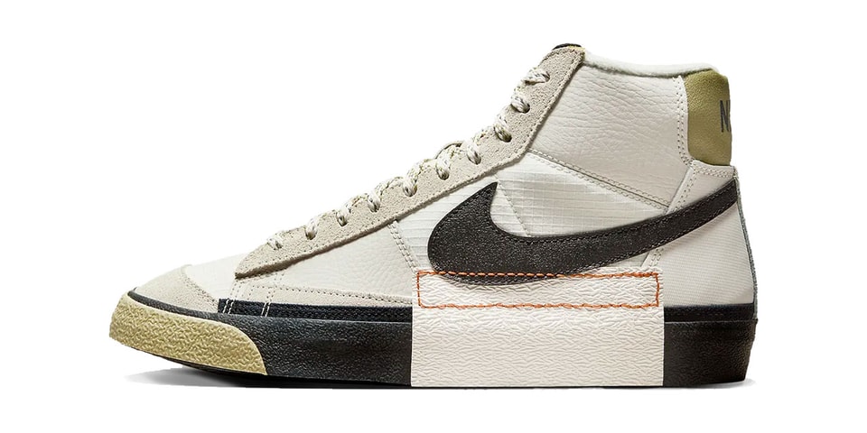 blazer mid 77 trainers black chutney sail animal