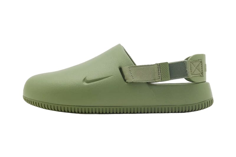 Nike Calm Mule Olive Black Grey Release Info Hypebeast