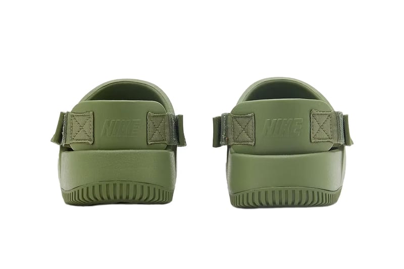 Nike slides with store heel strap