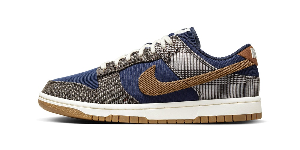 Официальный взгляд на Nike Dunk Low «Midnight Navy/Ale Brown»