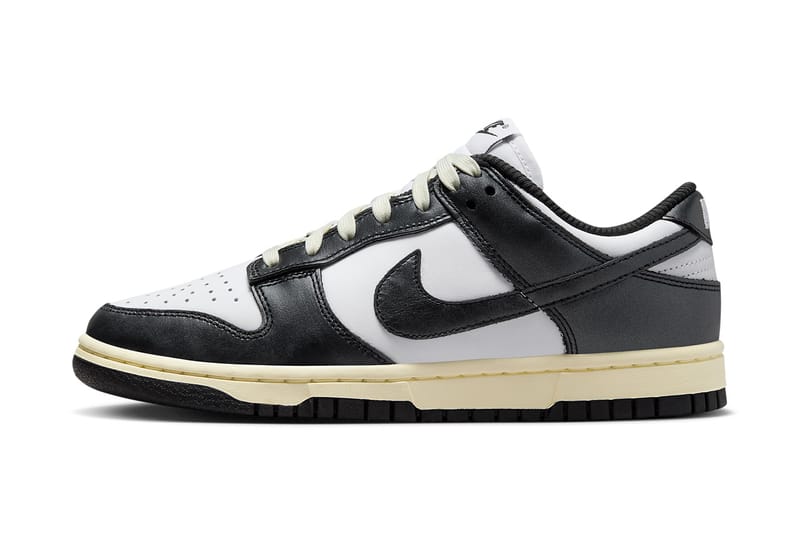 Nike Dunk Low Vintage Panda FQ8899-100 Release Info | Hypebeast