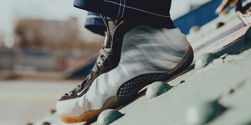 Shops foamposite winter white