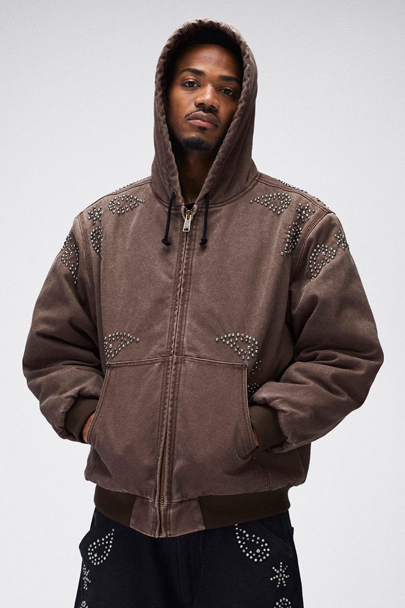 Supreme zip car on sale jacket