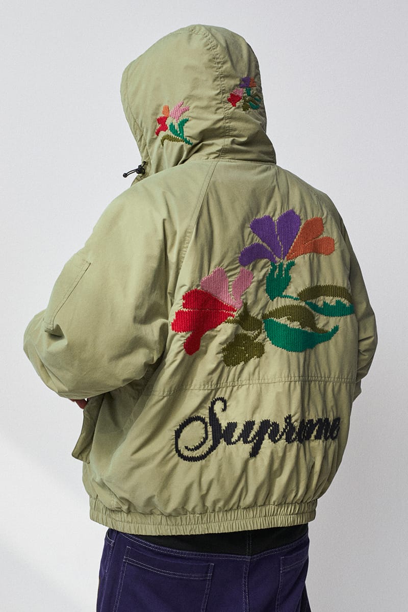 Supreme floral outlet windbreaker