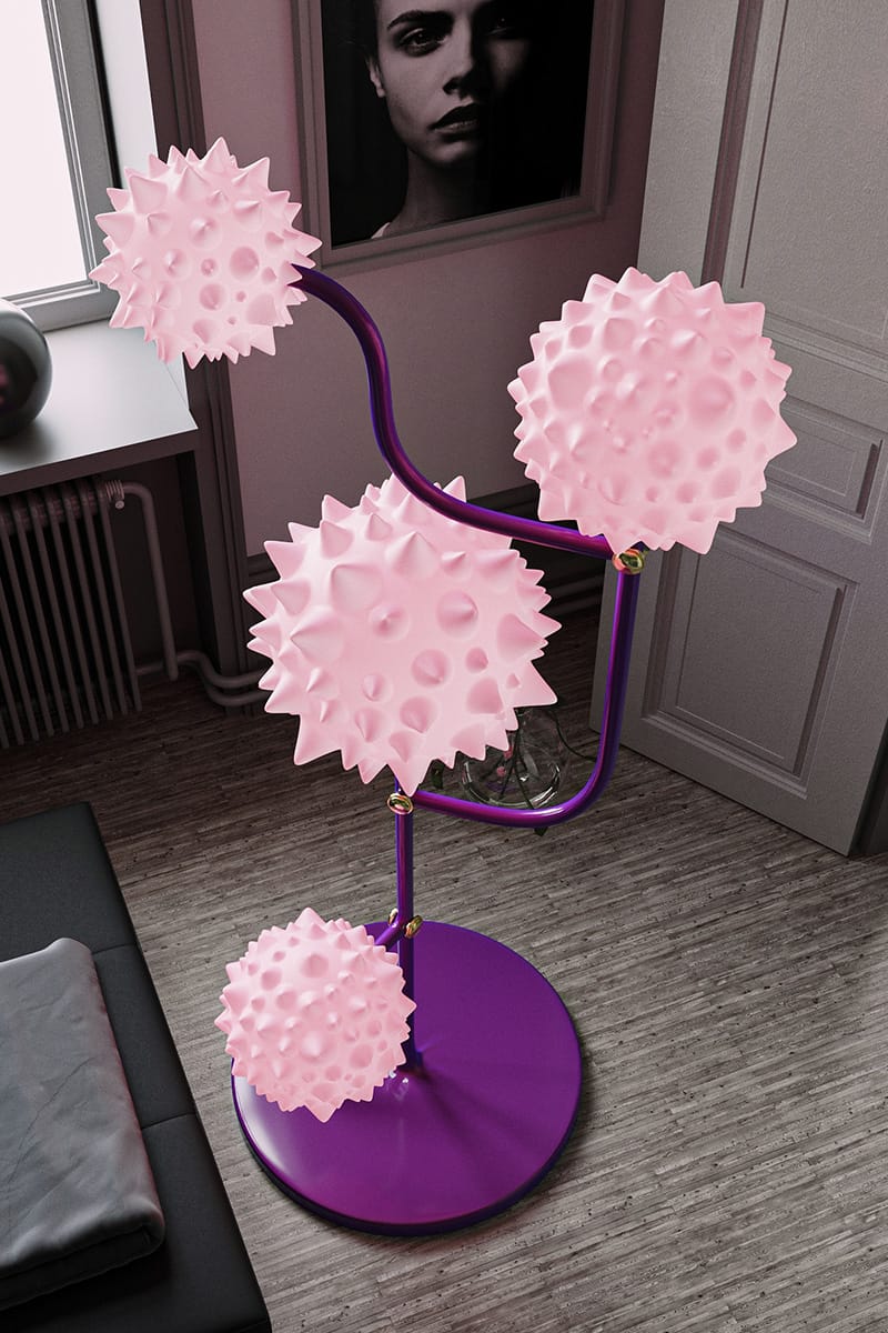 Paloma flower deals lamp