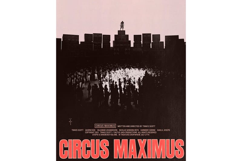 Travis Scott 'UTOPIA' Merch Drop 2, 'CIRCUS MAXIMUS' Rome ...