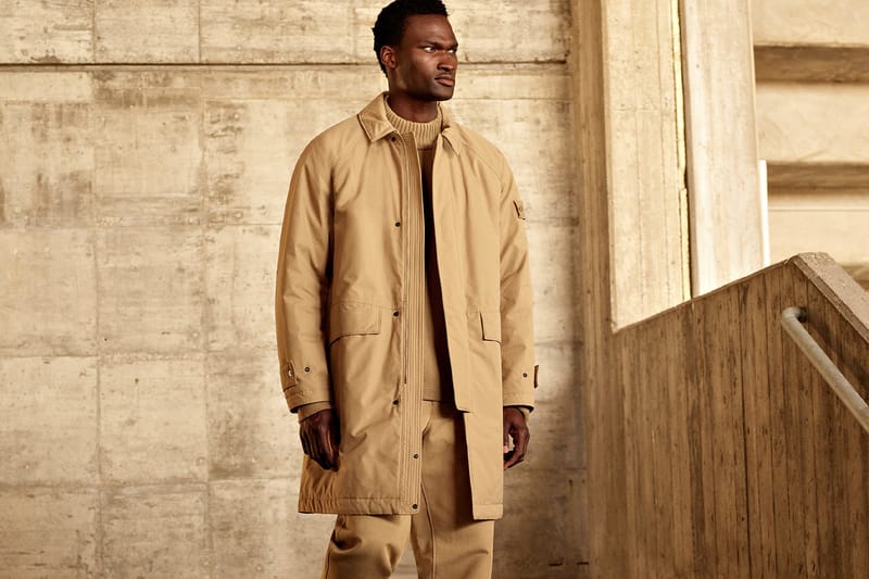 Stone island ghost trench coat on sale