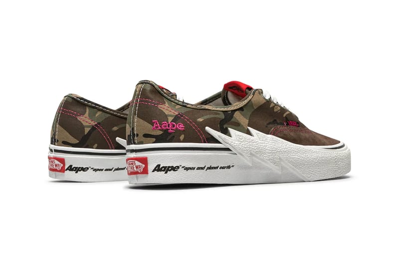 AAPE Vans Sk8-Hi Authentic Bolt Release Date | Hypebeast