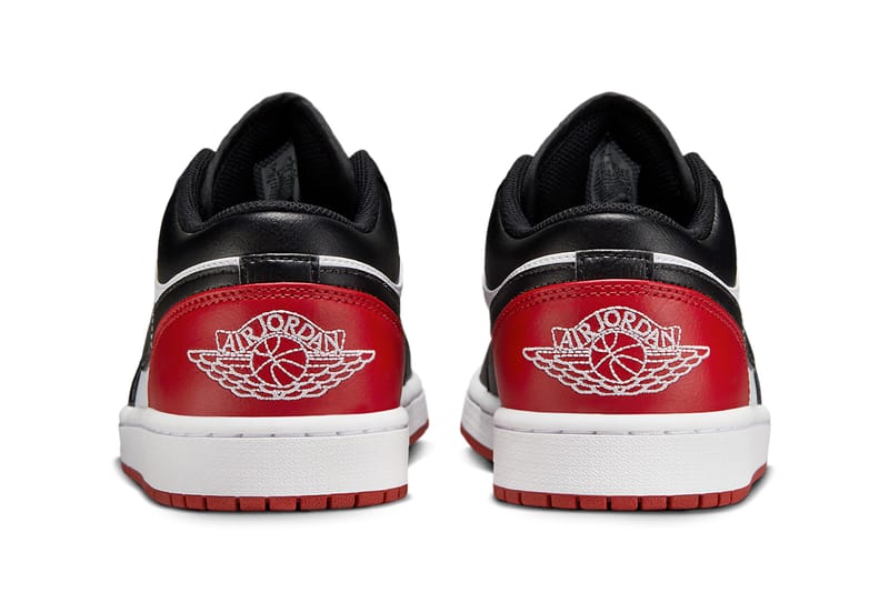 Air jordan 1 hot sale low red toe