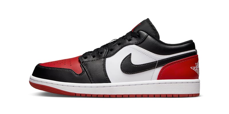 Air Jordan 1 Low Bred Toe 553558-161 Release Info | Hypebeast