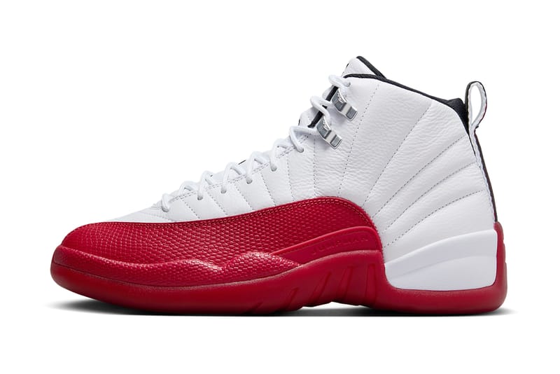 Jordan 12 backpack red and white best sale