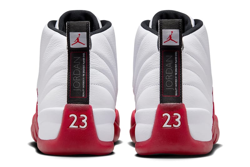 White and red jordan 12 hot sale release date