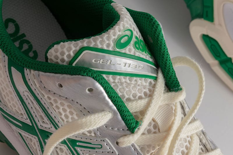 Asics store green sneakers