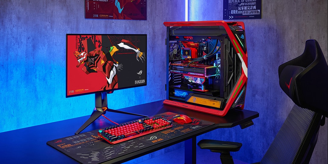 ASUS ROG только что прекратила свое второе сотрудничество с Evangelion, включающее игровое оборудование в стиле Аски и компоненты для ПК