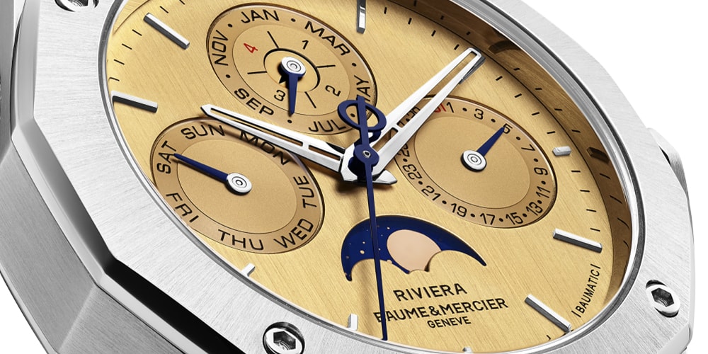 Baume & Mercier представляет вечный календарь Riviera и специальную серию, посвященную 50-летию